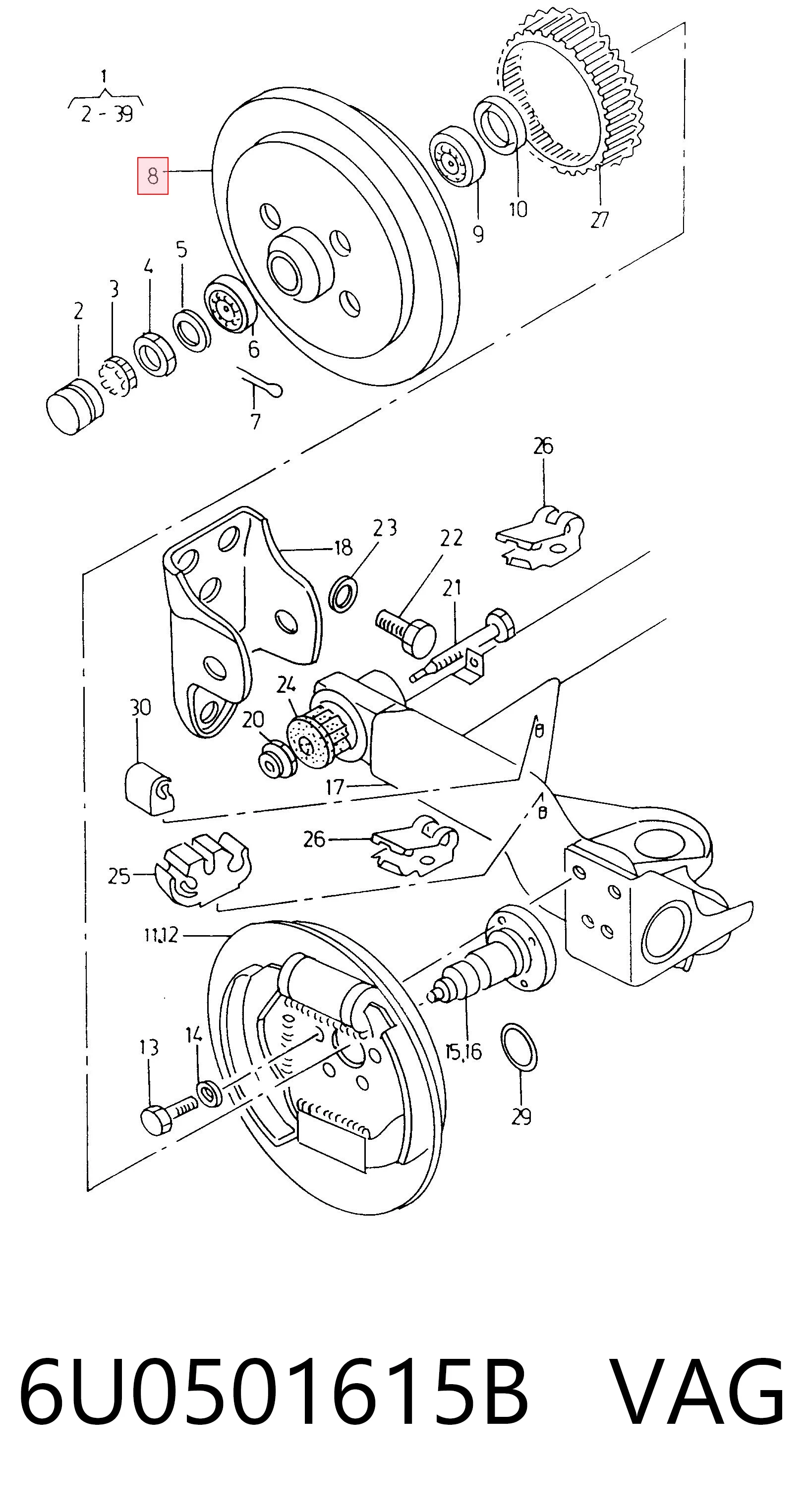 6U0501615B VAG