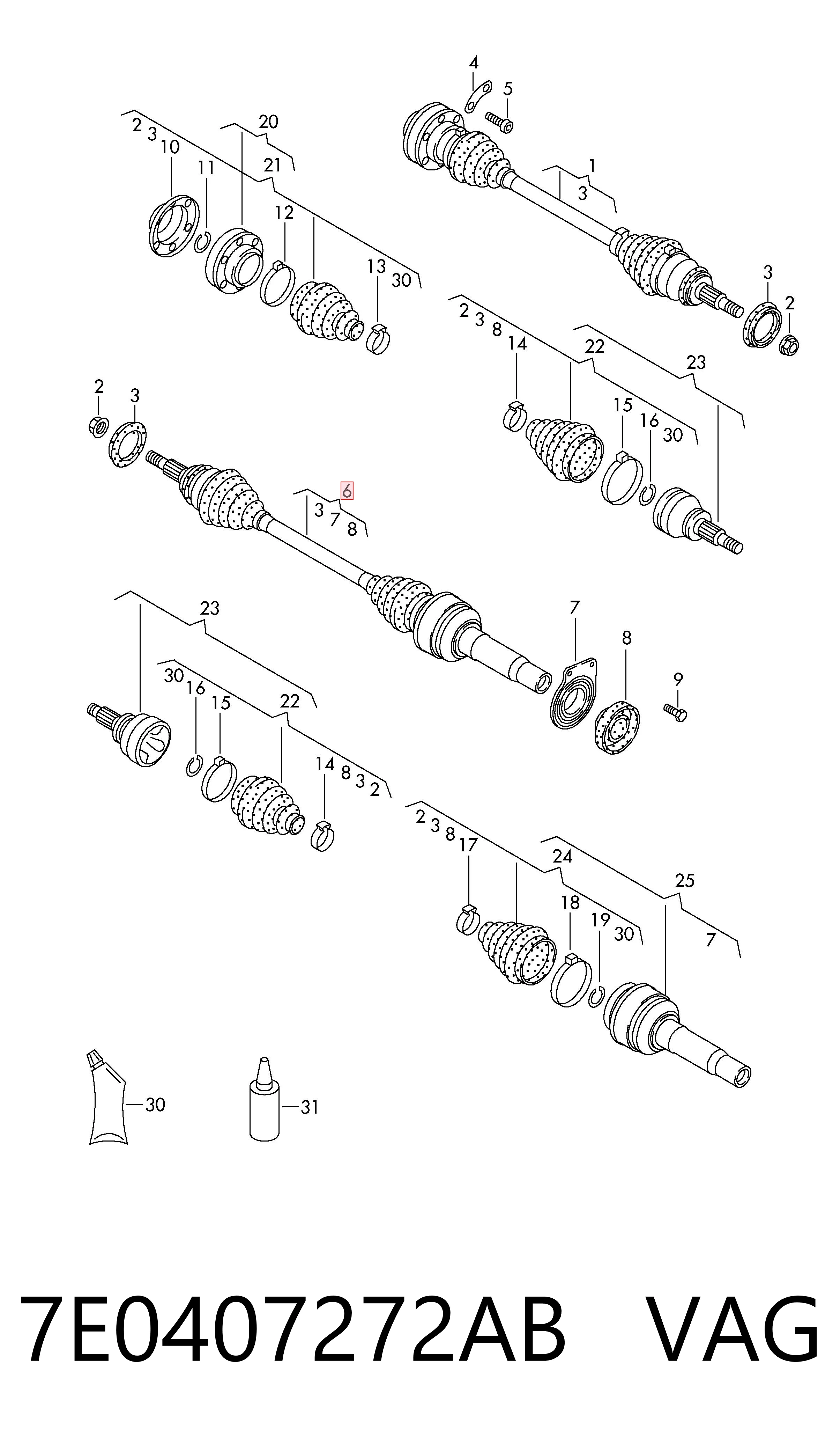 Transporter  Sağ aks