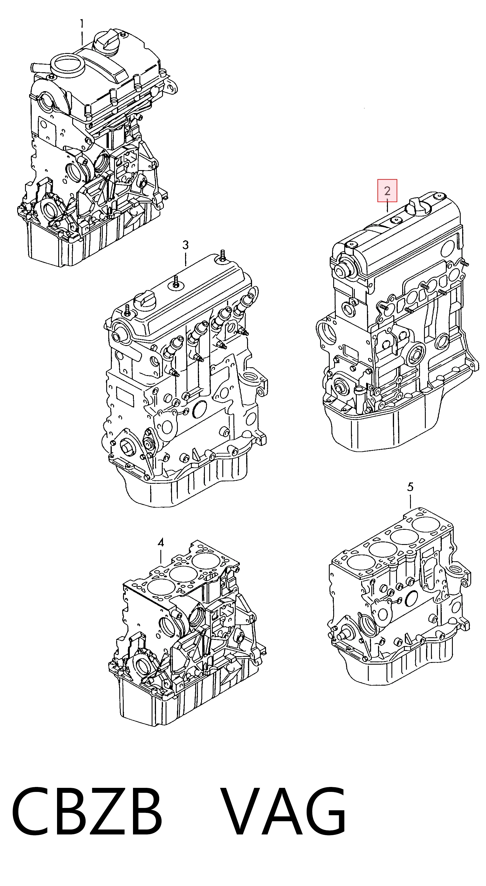 Volkswagen Caddy III Motor sıfır