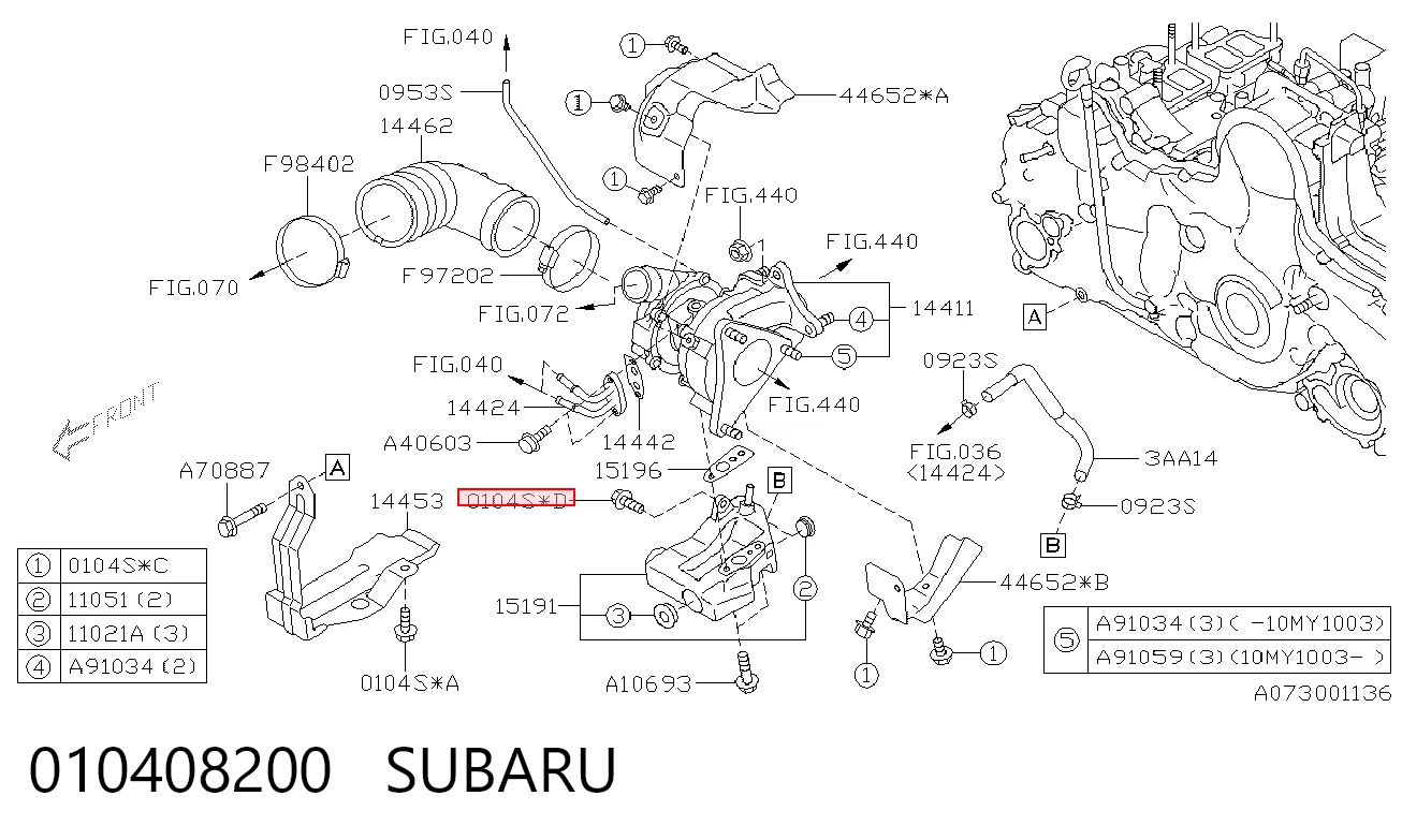 010408200 Subaru