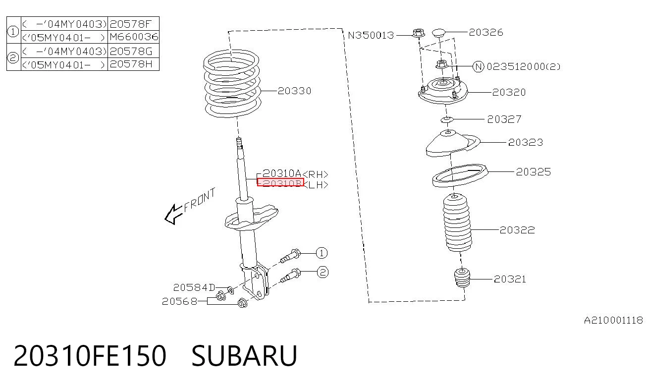 20310FE150 Subaru