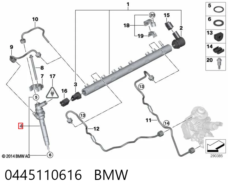 BMW 3  Enjektör orijinal