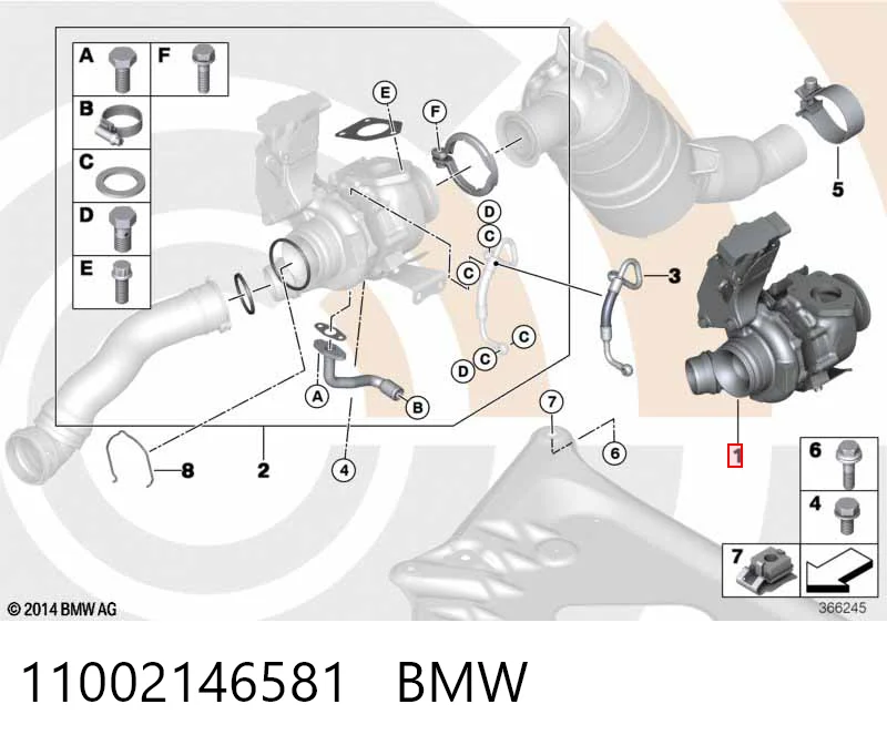 3 sedan (F30, F80) (2011 - 2018) Turbo şarj