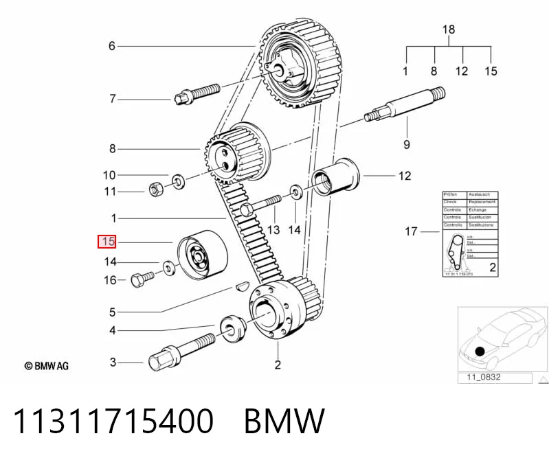 11311715400 BMW