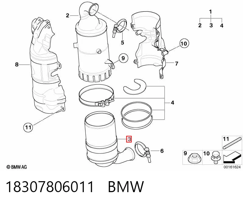 307 hatchback (3A, 3C) (2000 - 2012) Dizel partikül filtresi