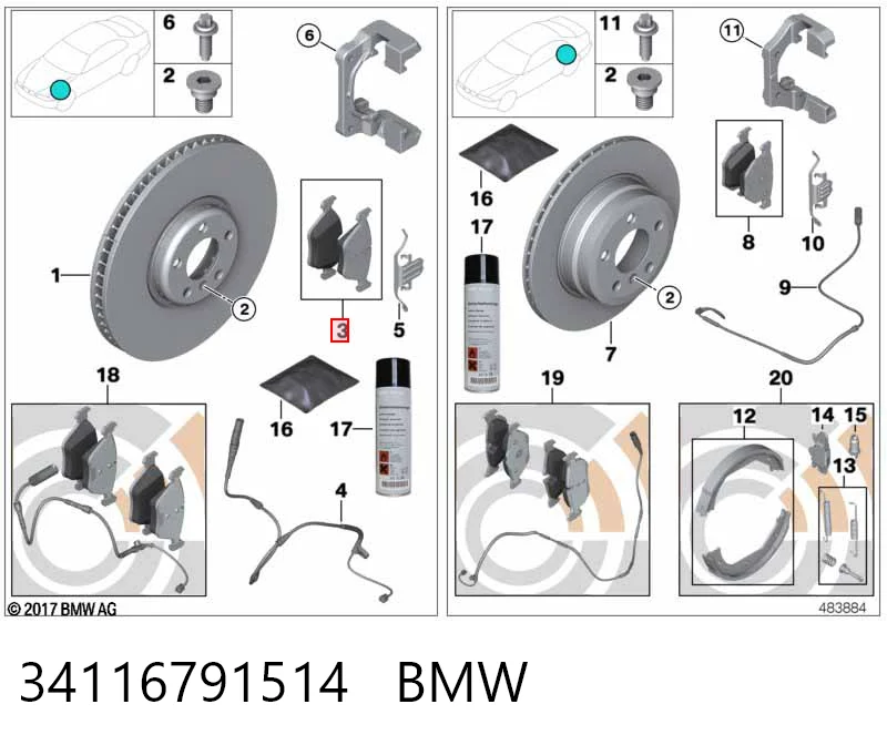 34116791514 BMW