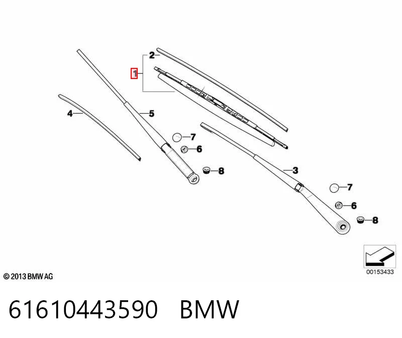 Megane I sedan (LA0, LA1) (1996 - 2003) Silecek Süpürgesi