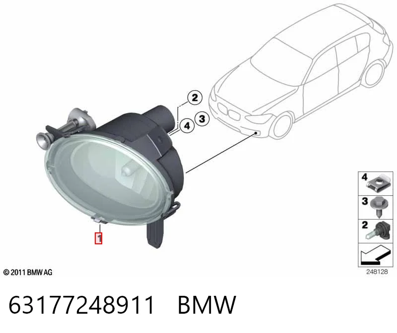 BMW 3  Sol sis farı sıfır
