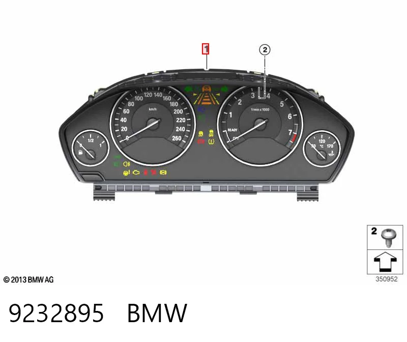 BMW 3  (2011 - 2018) Gösterge paneli satın al